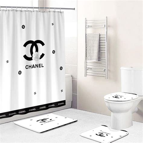 chanel inspired shower curtain|Chanel shower curtain amazon.